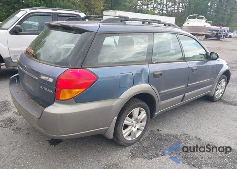 2005 Subaru Outback 2.5I z USA, uszkodzony, nr VIN 4S4BP61CX57357566